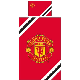 Duvet Cover FOCO Officially Licensed Manchester United FC Football Core Strip