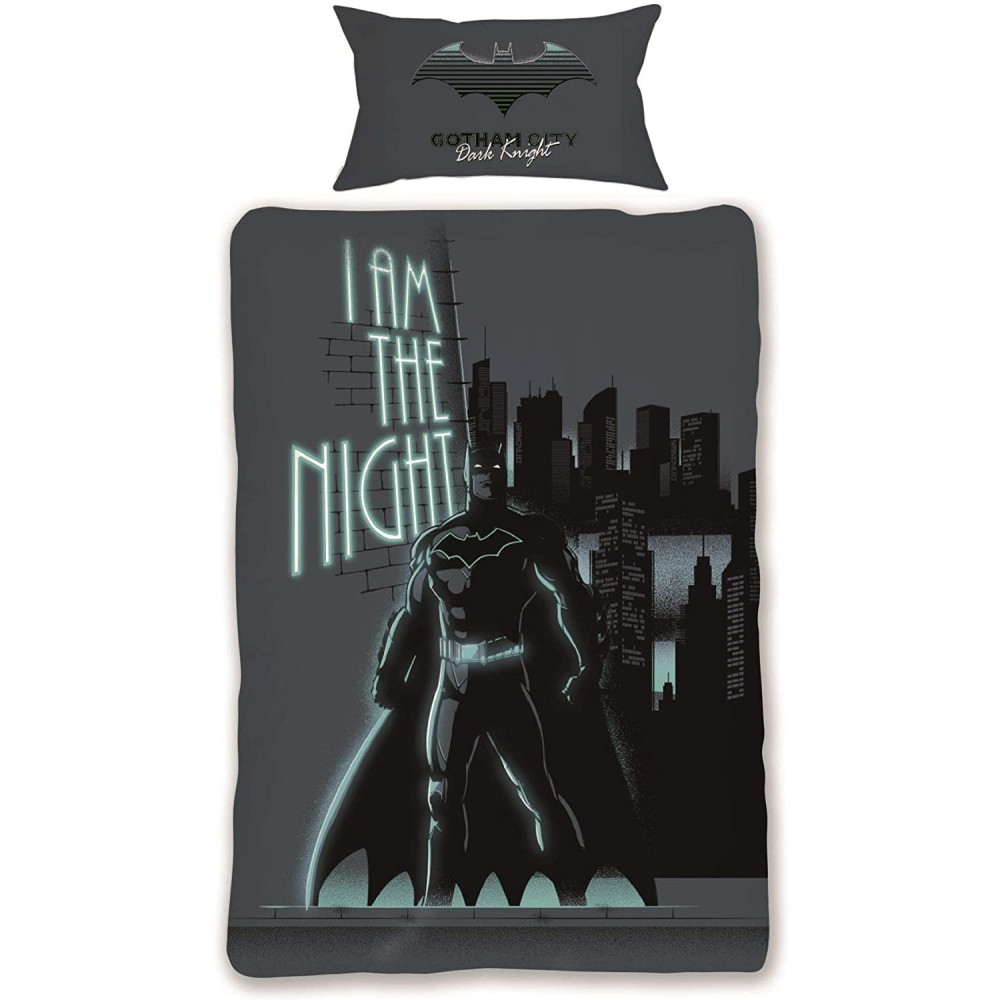 Duvet Cover Glow In The Dark Knight Single 