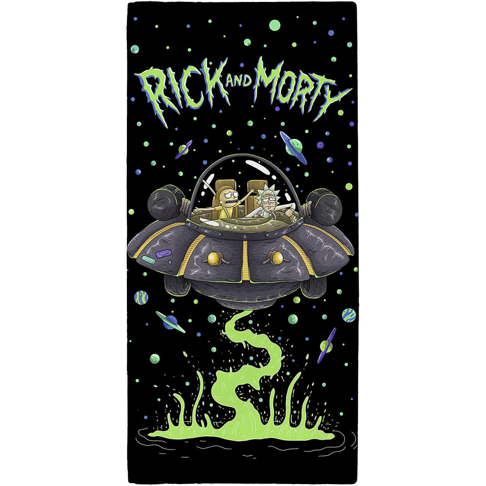 Rick and Morty UFO Towel 