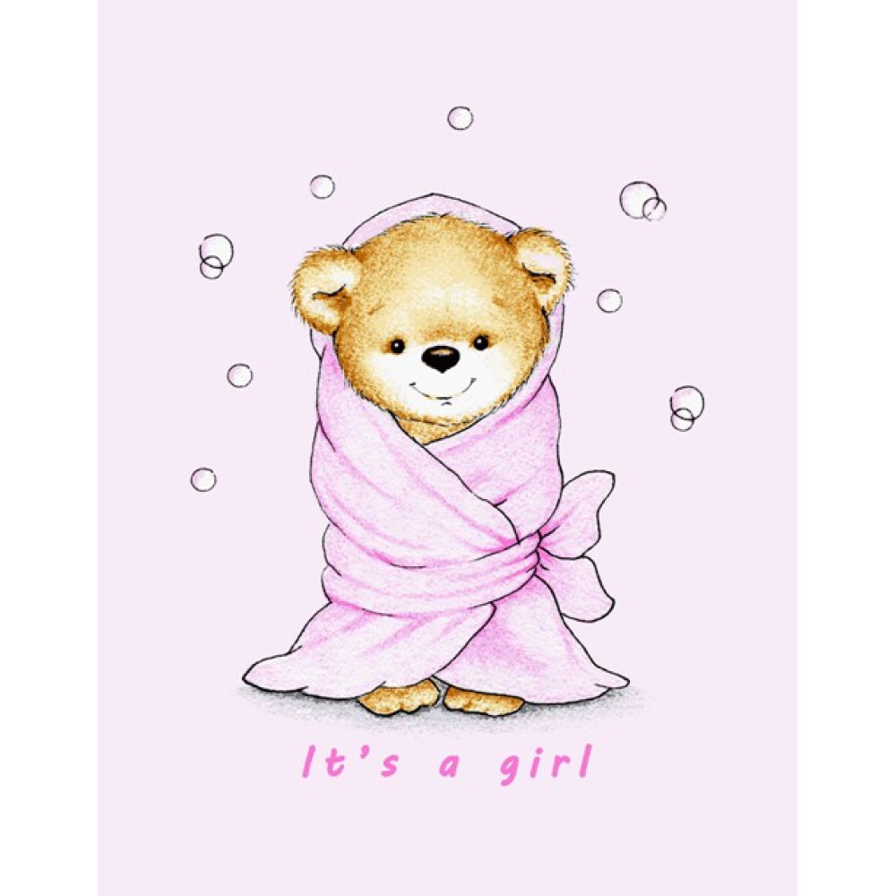 Baby Blanket teddy girl