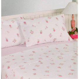 Flannelette sheet set printed Double