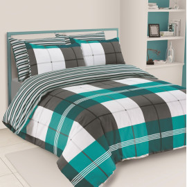 Duvet Cover Harrison Teal Duvet Cover Harrison Teal