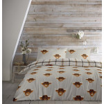 Duvet Cover Highland Cow Natural