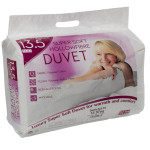 13.5 tog Duvet Polyester cotton hollowfibre 