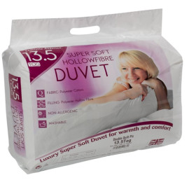 13.5 tog Duvet Polyester cotton hollowfibre  13.5 tog Duvet Polyester cotton hollowfibre