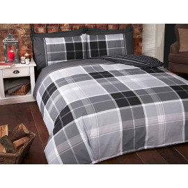 Duvet Cover Argyle Grey  Duvet Cover Argyle Grey