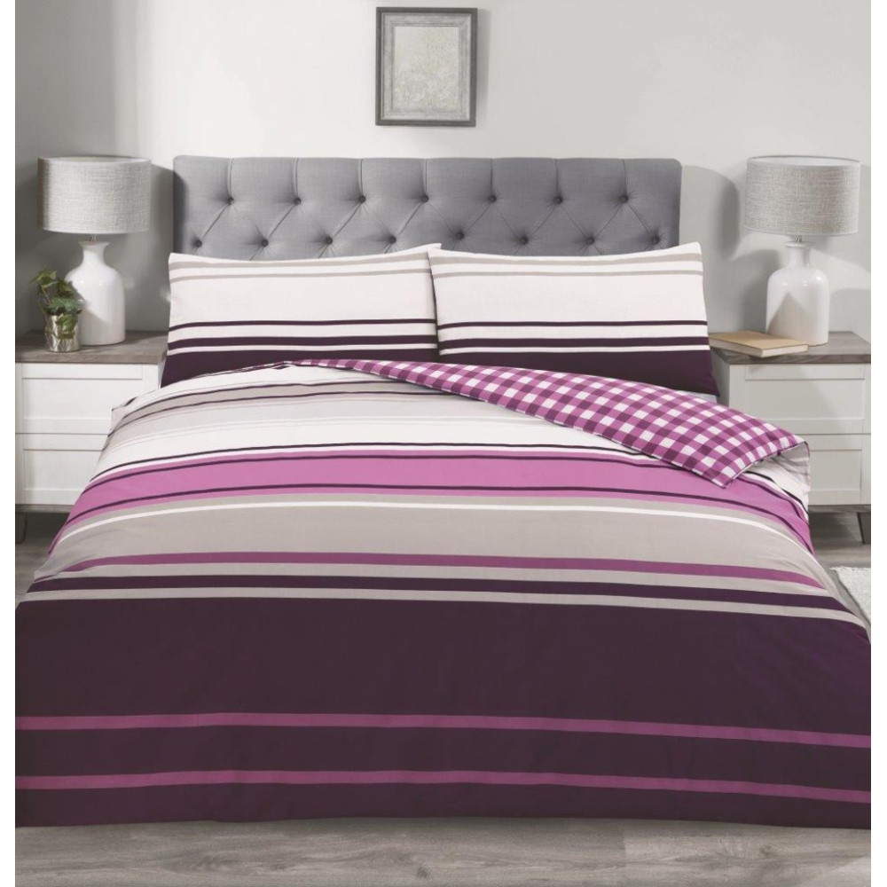 Duvet Cover Cambridge Purple 