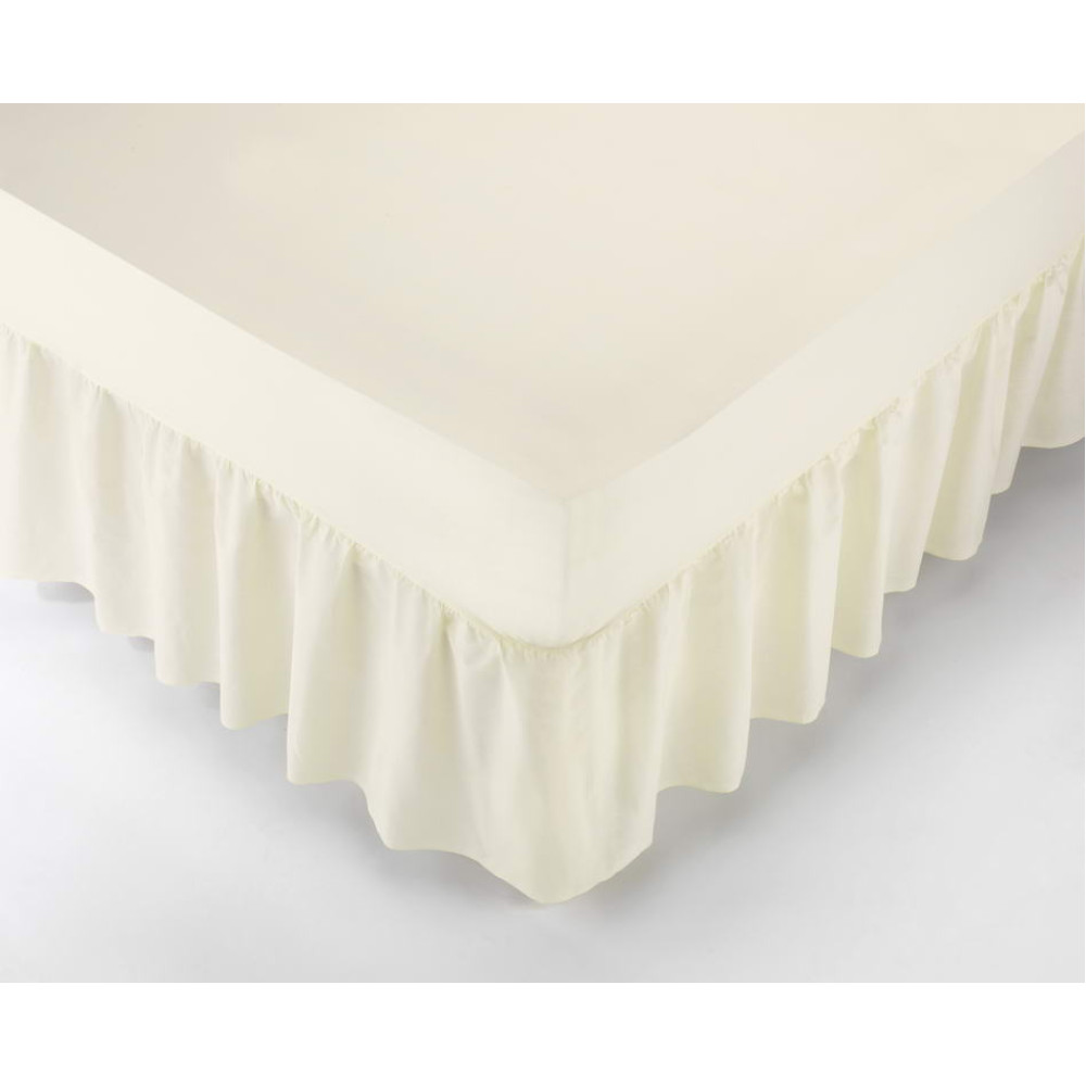 Percale Valance Sheet Double