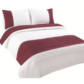 Embroidered Single Quilt Cover Rose Embroidered Single Quilt Cover Rose