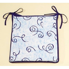 Seat pad Cotton Swirl