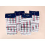 Tea towels Mono check